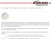 Tablet Screenshot of kabelverlegung-damann.de